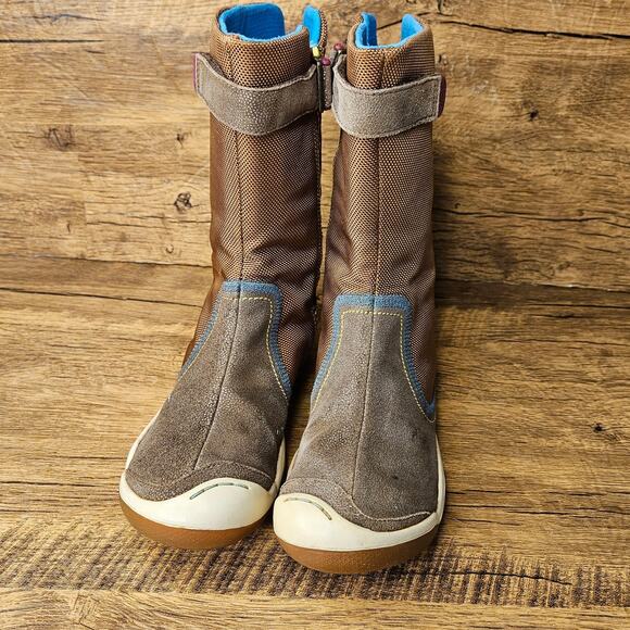 Plae Camille Brown Suede Mid Calf Boot size 1 - Picture 6 of 10